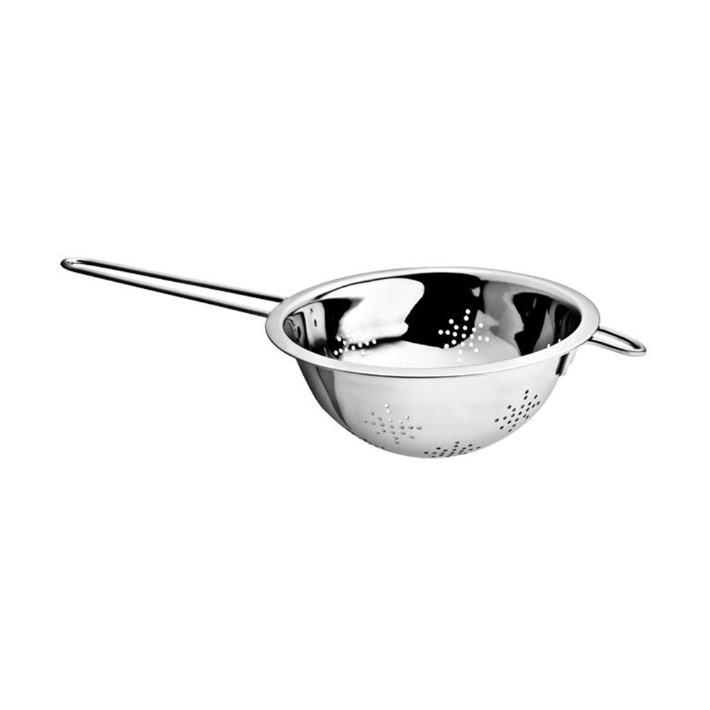 ESCORREDOR DE MASSAS COM CABO INOX 22CM - CM48