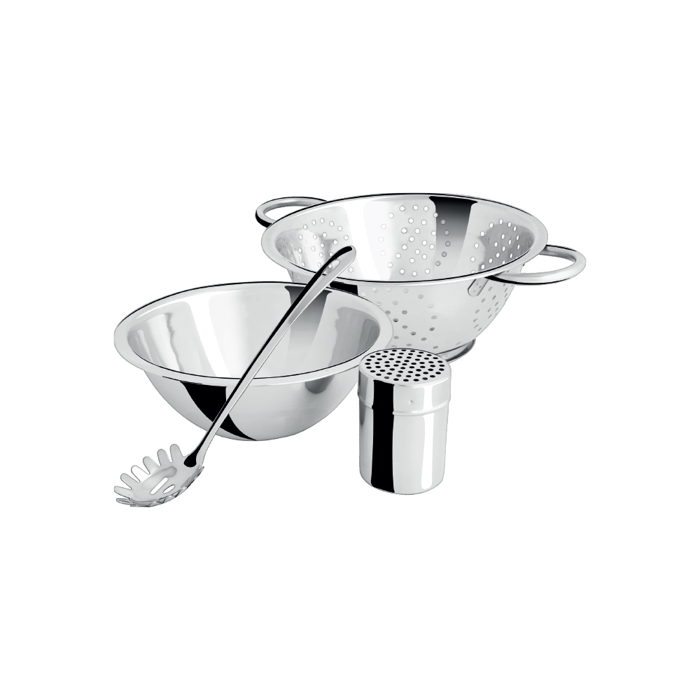 CONJUNTO PARA MASSAS INOX 4 PÇS - CM12