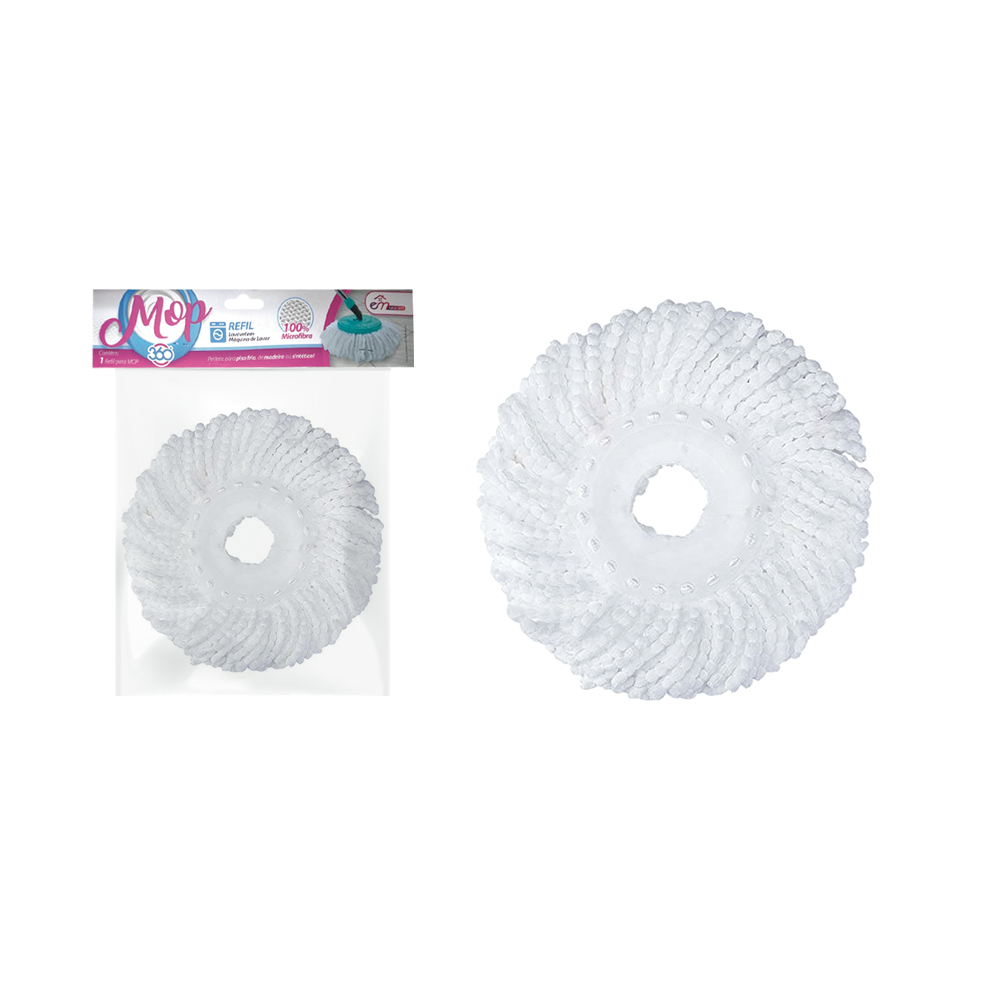 REFIL MOP EM CASA TEM MICROFIBRA- CM144