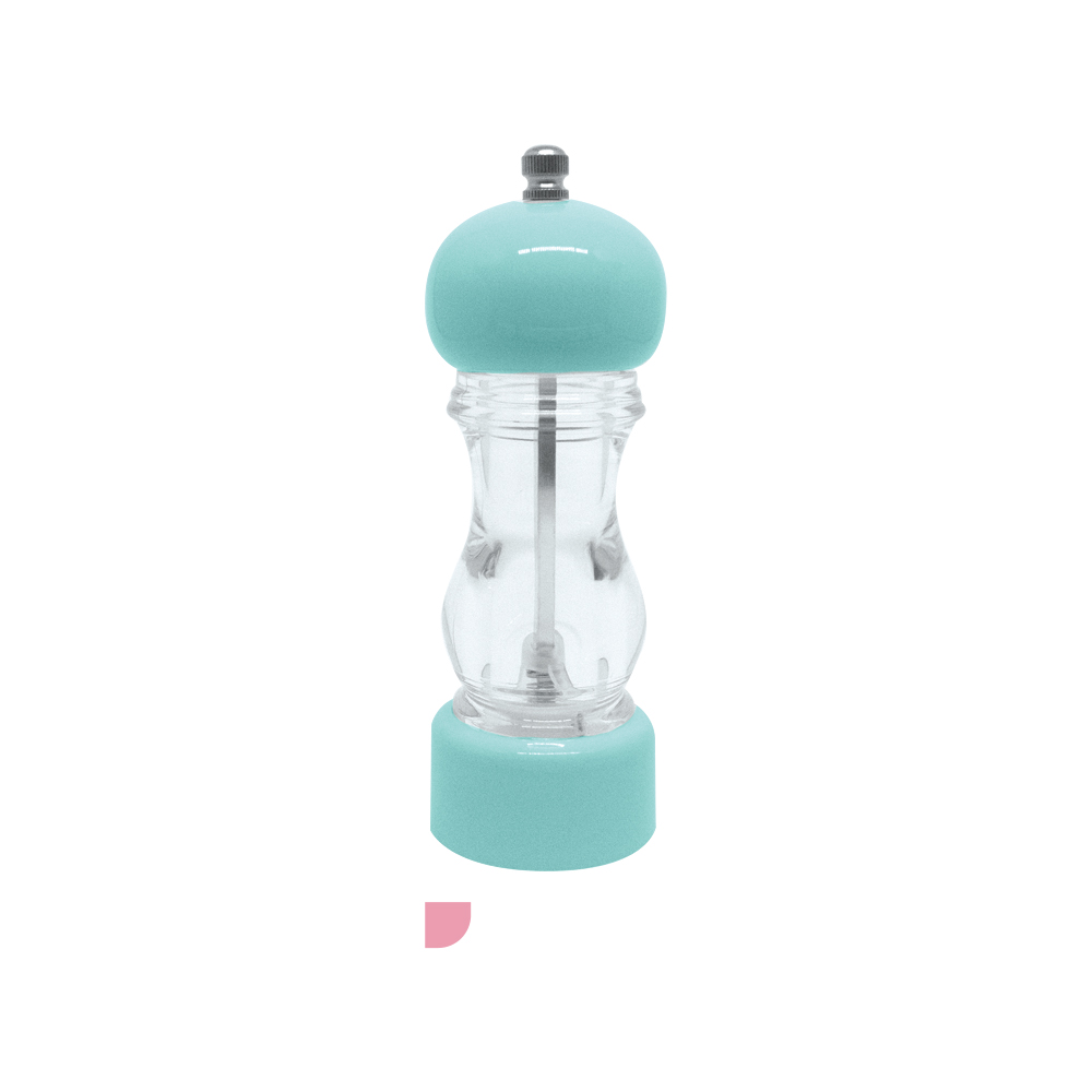 MOEDOR DE SAL E PIMENTA INOX+ACRILICO 17*6CM- CM72
