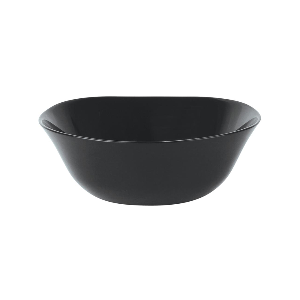 PRATO DE VIDRO 16,8*5,5CM PRETO