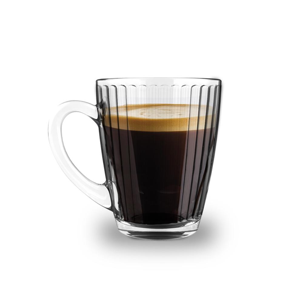 JOGO XÍCARAS DE VIDRO P/ CAFÉ 90 ML PRINCE LINES C/ 5 PÇS - CM14