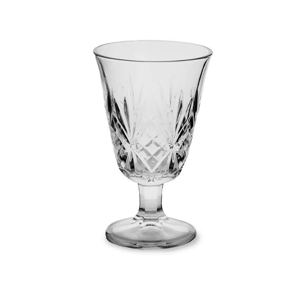 JOGO DE TAÇA DE VIDRO TURIM 230ML C/6PCS - CM08