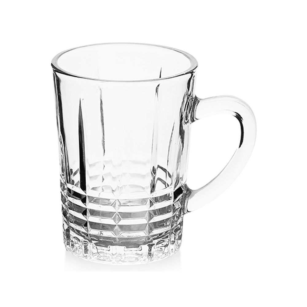 JOGO DE CANECA DE VIDRO LUXEMBURGO 117ML C/ 6 PCS - CM12