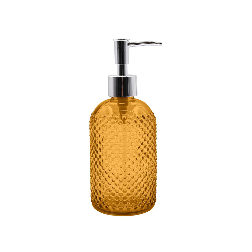 DISPENSER LIQUIDO VIDRO MARROM 400ML - CM48