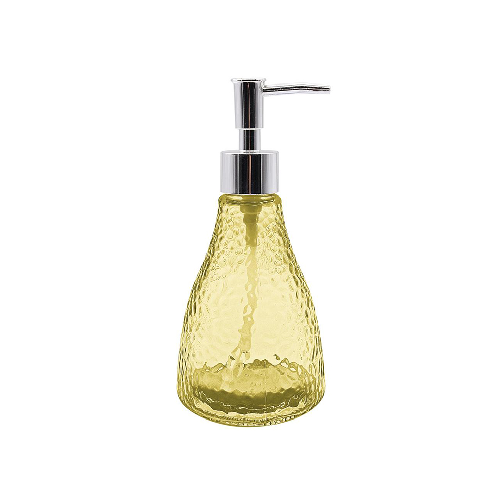 DISPENSER LIQUIDO VIDRO AMARELO 360ML - CM48